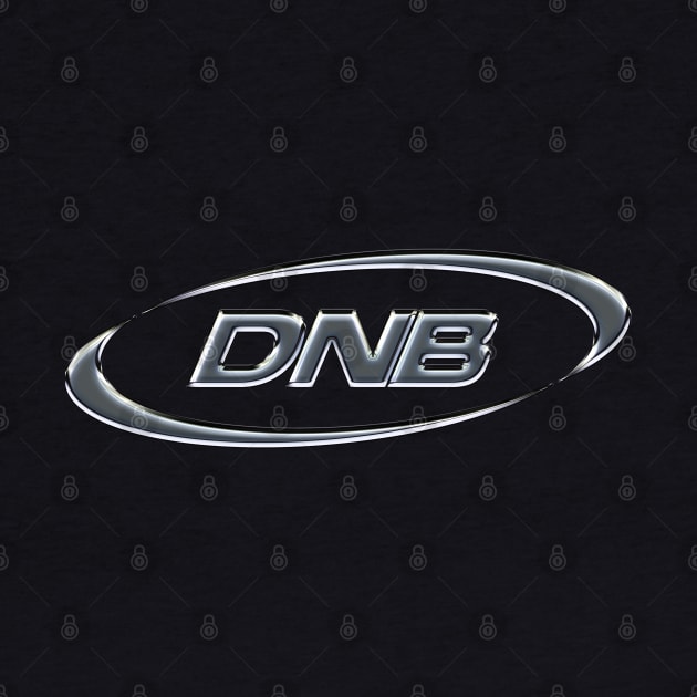 DNB Rave Chrome by Drum And Bass Merch